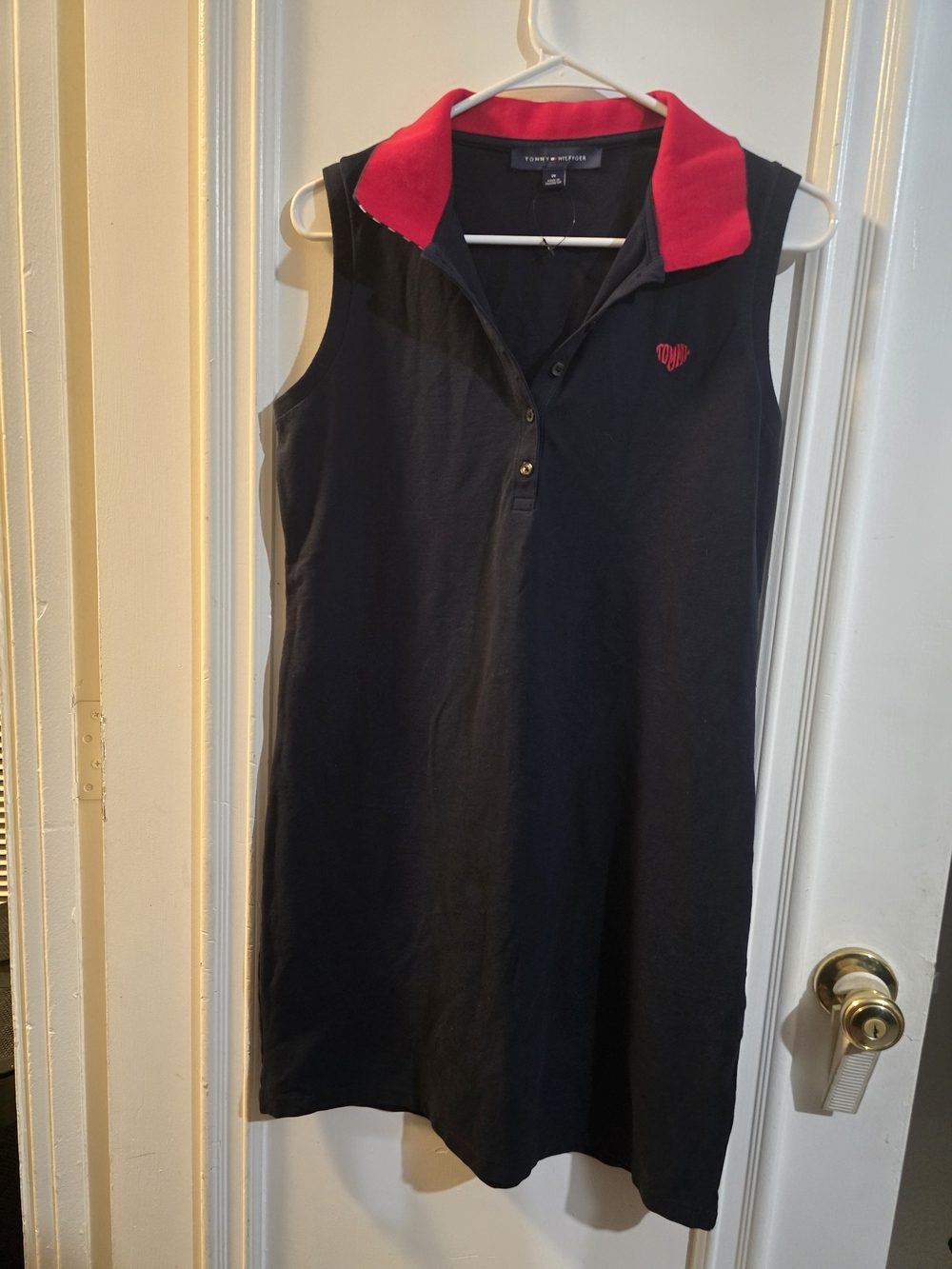 Tommy Hilfiger Navy Sleeveless Polo Dress